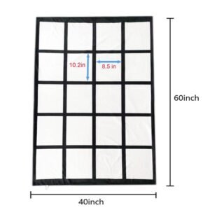20 Plates Double Layer Blanket 40"x 60" Sublimation Blank