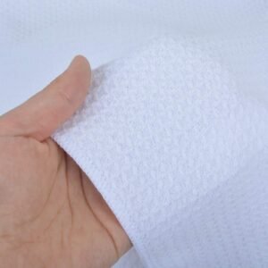 300G Waffle Polyester Towel Double Sided White Sublimation Blank