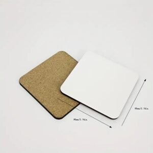 Square Sublimation Wood Coasters Blanks Bulk Cup Mat
