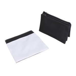 Black Flip-Top Three-Layer Pencil Case Storage Sublimation Blanks