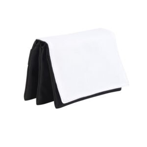 Black Flip-Top Three-Layer Pencil Case Storage Sublimation Blanks