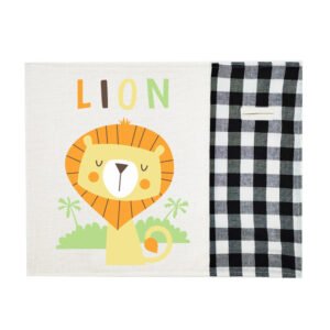 Black Gray Checkered Placemat Sublimation Blank