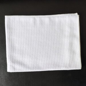 300G Waffle Polyester Towel Double Sided White Sublimation Blank