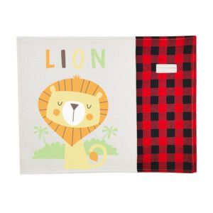 Red Black Checkered Placemat Sublimation Blank