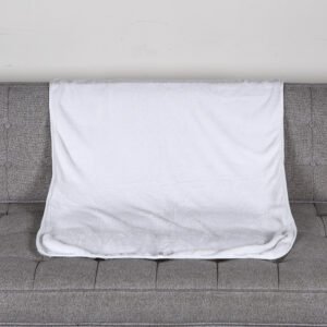 White Short Plush Blanket 40"x 60" Sublimation Blank