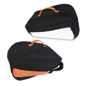 Orange Black Badminton Racket Bag 50cm Sublimation Blank