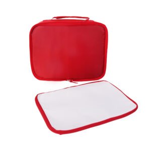 Red Lunch Bag Portable Meal Bag Sublimation Blanks