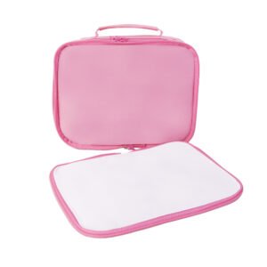 Pink Lunch Bag Portable Meal Bag Sublimation Blanks