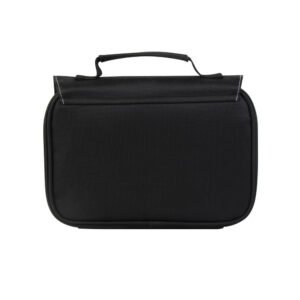 Black Hanging Hook Makeup Bags Toiletry Pouch with Removable Flap for Sublimation