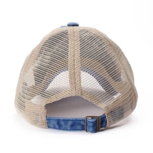 Washed Distressed and Torn Pigment Dyed Mesh Trucker Hat Wholesale