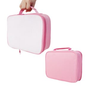 Pink Lunch Bag Portable Meal Bag Sublimation Blanks