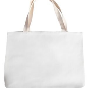 White 14.8" x 16.9" Canvas Tote Bag Sublimation Blank