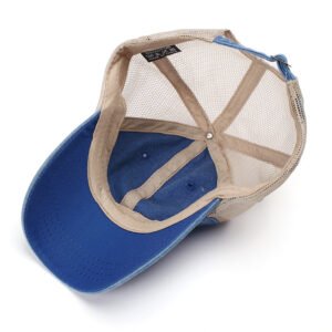 Washed Distressed and Torn Pigment Dyed Mesh Trucker Hat Wholesale